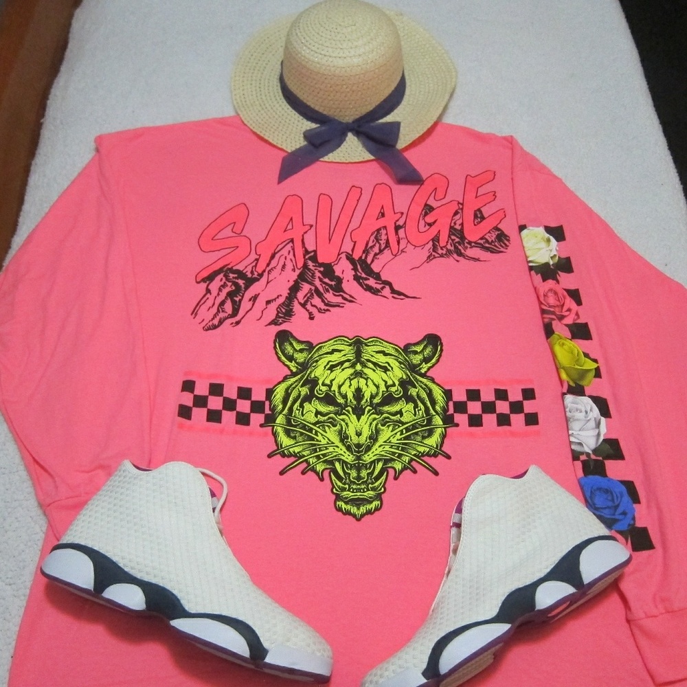 Styling 4U Couture  Jordan's Purple & White Savage